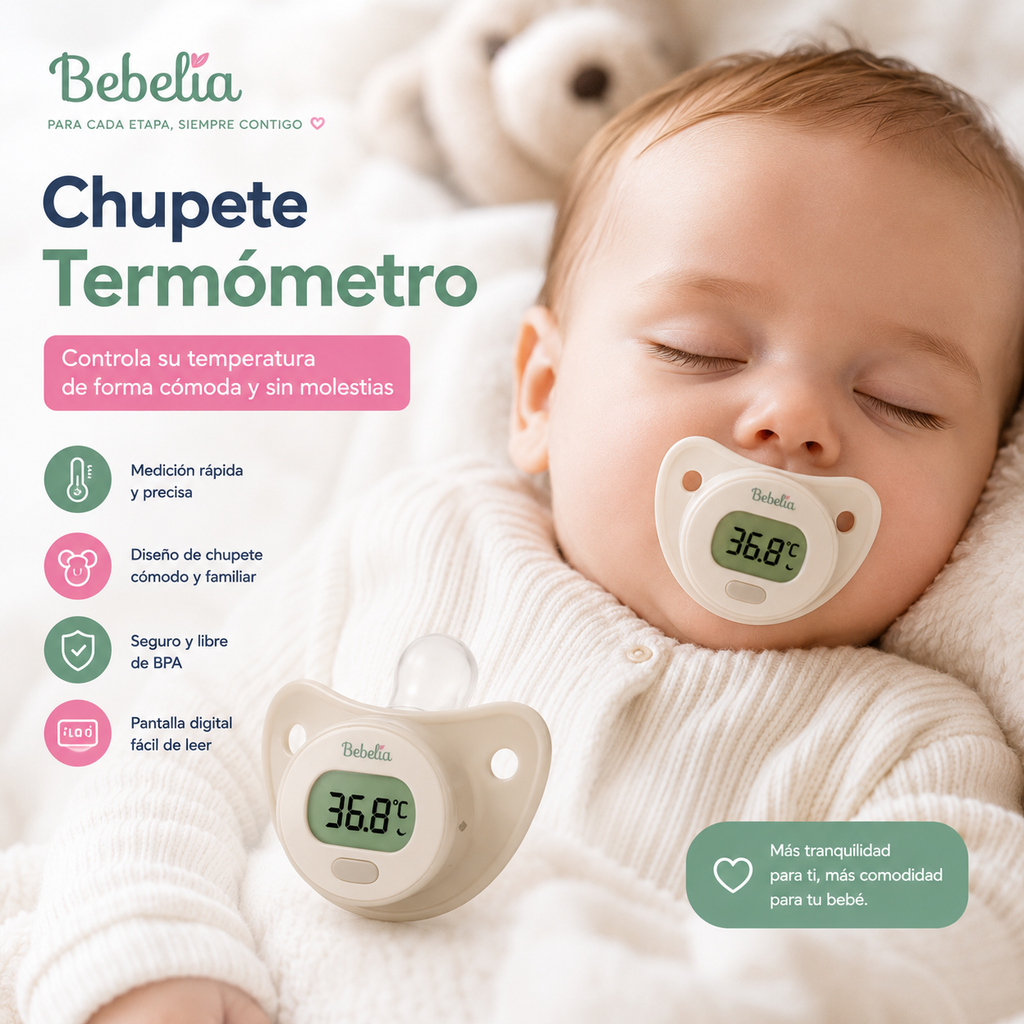 Chupete Termometro